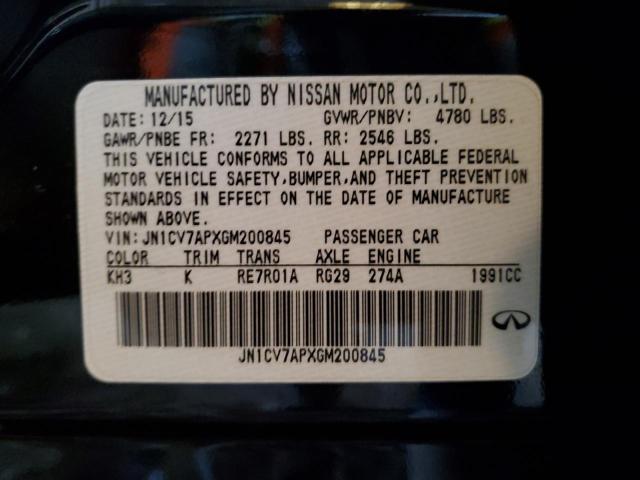 JN1CV7APXGM200845 Infiniti Q50 BASE