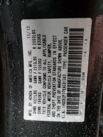 1HGCR2F77EA091063 Honda ACCORD EX