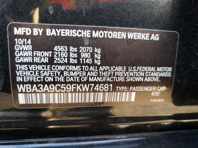 WBA3A9C59FKW74681 BMW 335 I