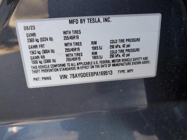 7SAYGDEE8PA169513 Tesla Model Y