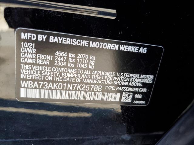 WBA73AK01N7K25788 BMW 228XI