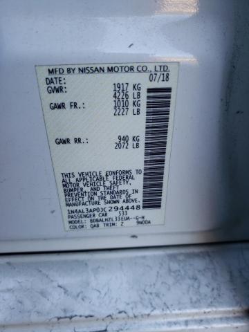 1N4AL3AP0JC294448 Nissan ALTIMA 2.5