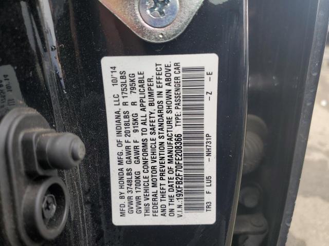 19XFB2F70FE208366 Honda CIVIC SE