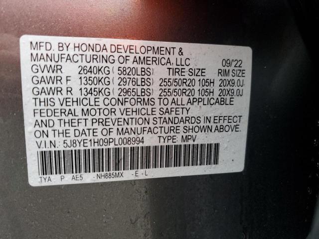 5J8YE1H09PL008994 Acura MDX A-SPEC