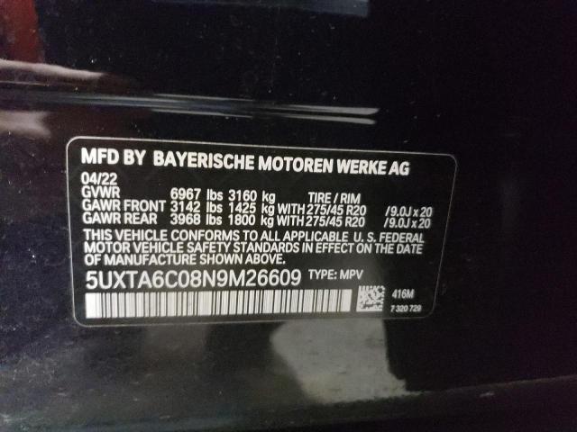 5UXTA6C08N9M26609 BMW X5 Xdrive45e