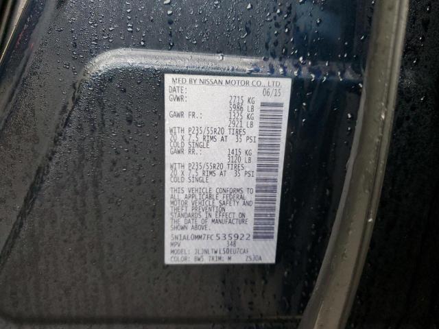 5N1AL0MM7FC535922 Infiniti QX60