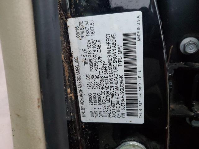 5J8TB4H59GL029540 Acura Rdx Technology