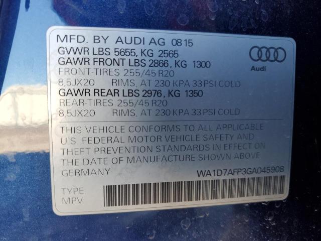 WA1D7AFP3GA045908 Audi Q5 Premium Plus S-line