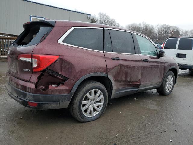 5FNYF6H10KB066201 Honda PILOT LX
