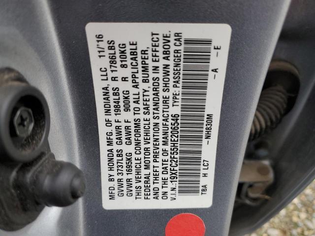 19XFC2F55HE206546 Honda Civic Lx