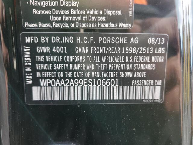 WP0AA2A99ES106601 Porsche 911 CARRERA