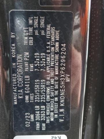 KNDNE5H3XP6296204 KIA Carnival Sx