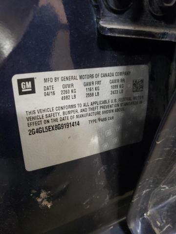 2G4GL5EX8G9191414 Buick Regal