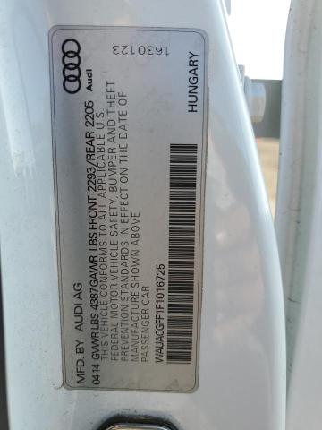 WAUACGFF1F1016725 Audi A3 PREMIUM