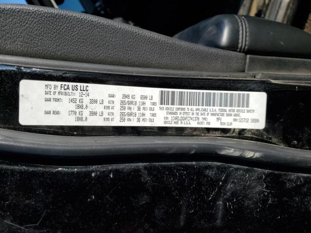 1C4RDJDGXFC741370 Dodge DURANGO LIMITED
