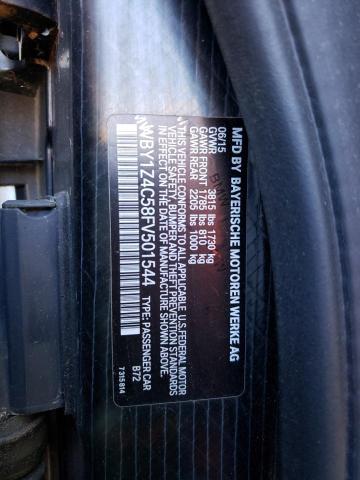WBY1Z4C58FV501544 BMW I3 REX