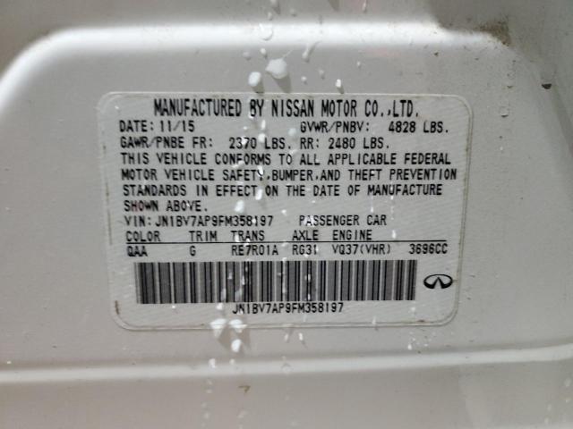 JN1BV7AP9FM358197 Infiniti Q50 BASE