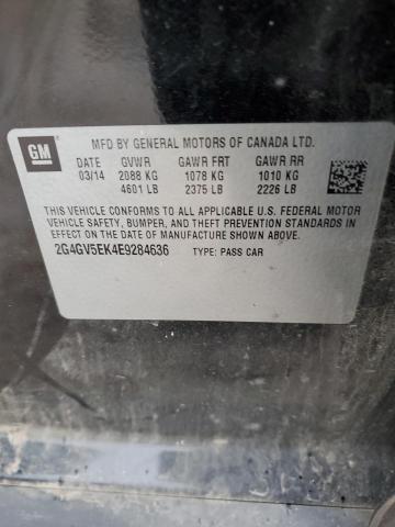 2G4GV5EK4E9284636 Buick Regal