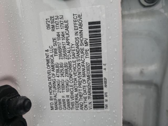 7FARW2H75ME036927 Honda CR-V SE