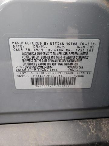 3N1CP5CV2ML543844 Nissan KICKS SV