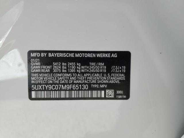 5UXTY9C07M9F65130 BMW X3 Xdrivem40i