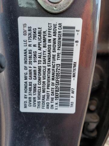 19XFB2F5XFE057213 Honda Civic Lx