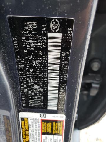 4T1D21FBXLU013728 Toyota AVALON LIMITED