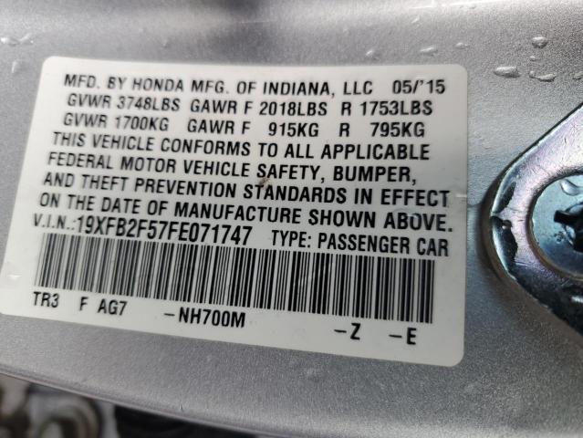 19XFB2F57FE071747 Honda Civic Lx