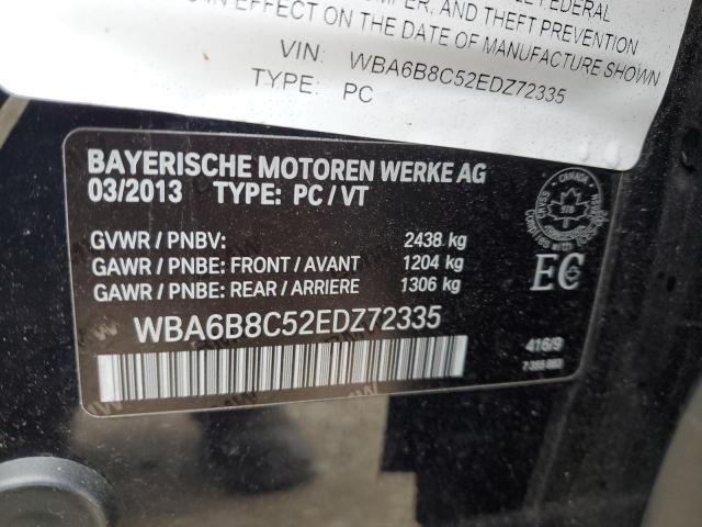 WBA6B8C52EDZ72335 BMW 640 Xi Gran Coupe