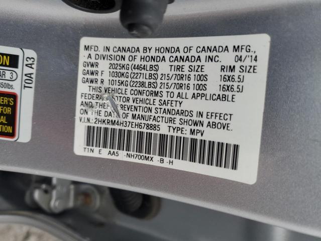 2HKRM4H37EH678885 Honda CR-V LX