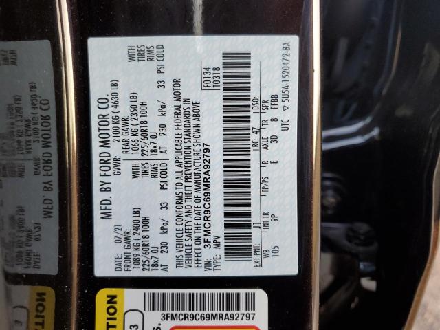 3FMCR9C69MRA92797 Ford Bronco Sport Outer Banks