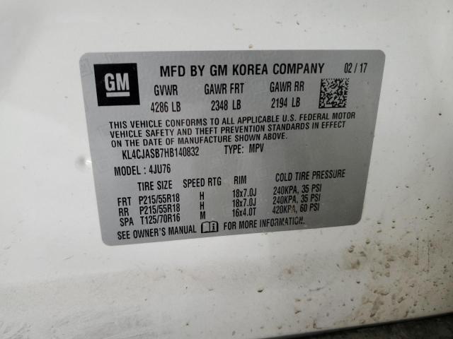 KL4CJASB7HB140832 Buick Encore Preferred