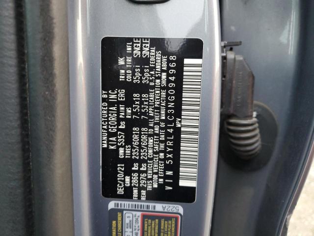5XYRL4LC3NG094968 KIA SORENTO S