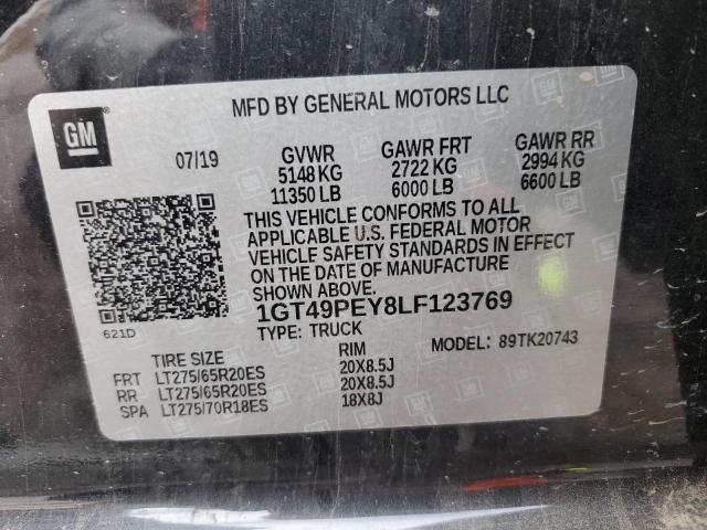 1GT49PEY8LF123769 GMC Sierra K2500 At4