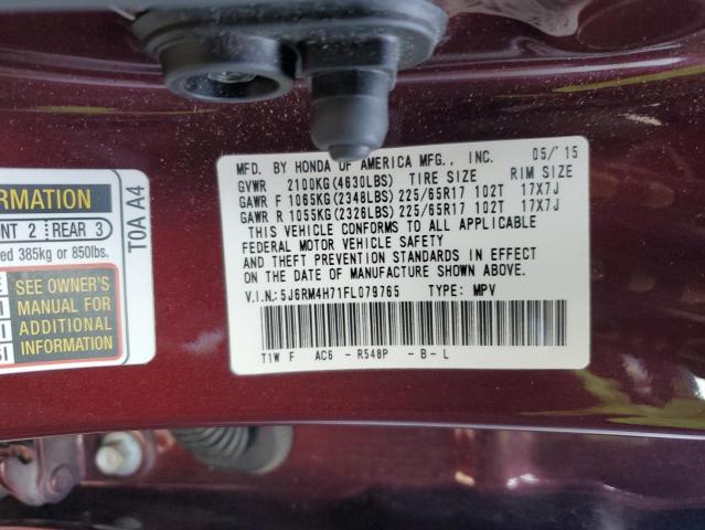 5J6RM4H71FL079765 Honda CR-V EXL