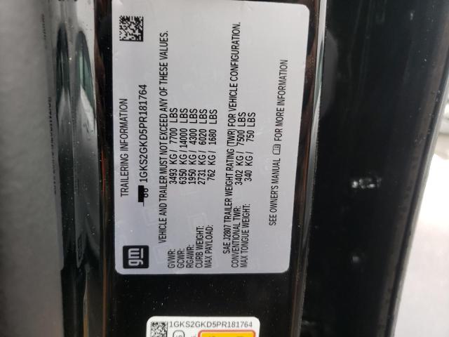 1GKS2GKD5PR181764 GMC Yukon Xl K1500 Slt