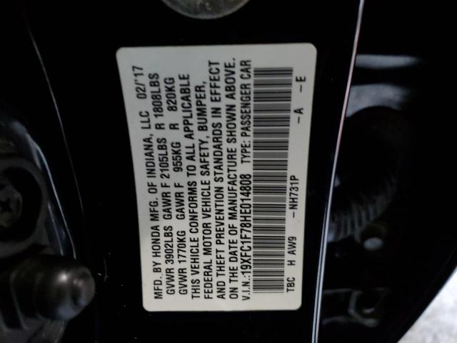 19XFC1F78HE014808 Honda CIVIC EXL