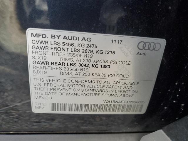 WA1BNAFY9J2090035 Audi Q5 Premium Plus