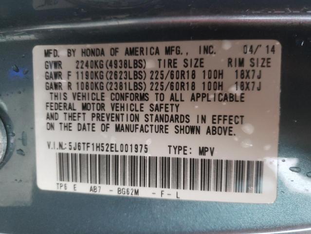 5J6TF1H52EL001975 Honda Crosstour Exl
