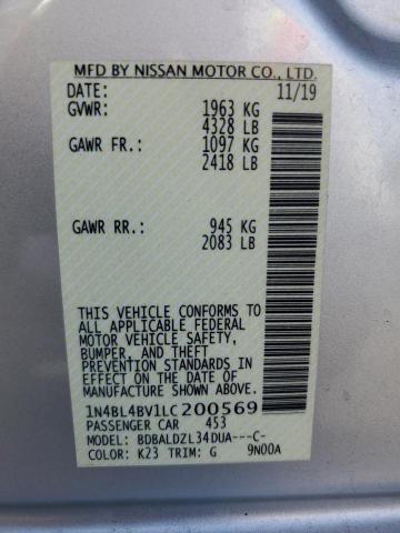 1N4BL4BV1LC200569 Nissan ALTIMA S
