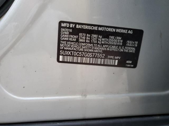 5UXKT0C57G0S77552 BMW X5 Xdr40e