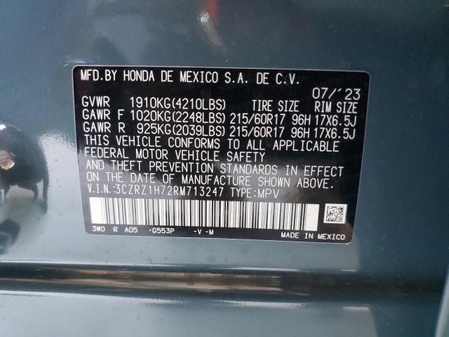 3CZRZ1H72RM713247 Honda Hr-v Exl