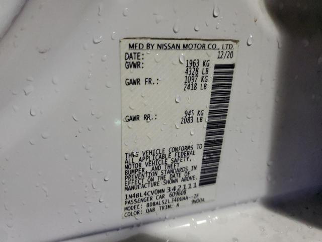 1N4BL4CV0MN342111 Nissan ALTIMA SR