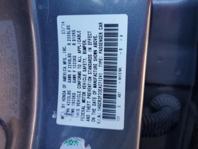 1HGCR2F30EA271241 Honda ACCORD LX