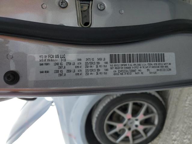 3C4PDCEGXJT339007 Dodge JOURNEY GT