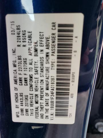 19UUB1F34FA019397 Acura TLX