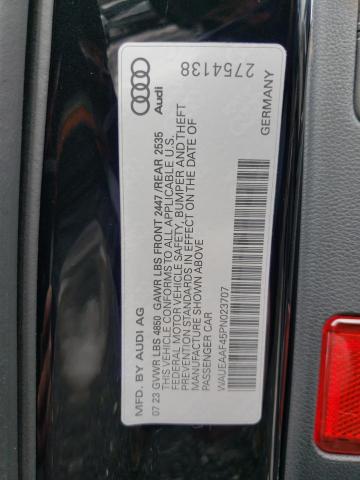 WAUEAAF45PN023707 Audi A4 Premium Plus 45