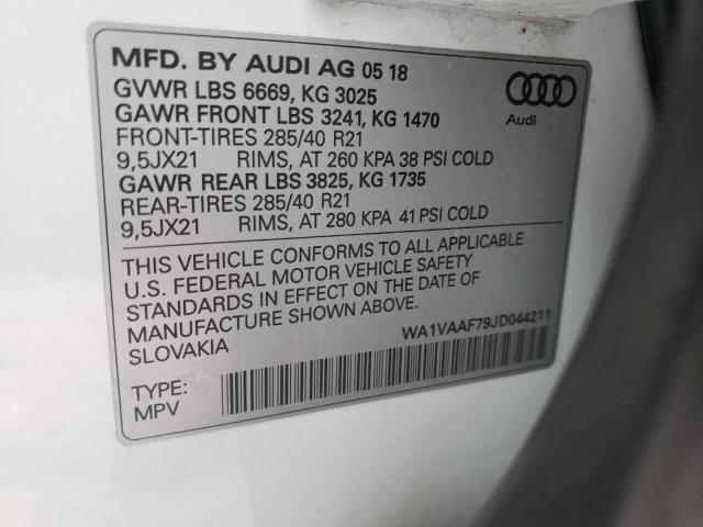 WA1VAAF79JD044211 Audi Q7 Prestige