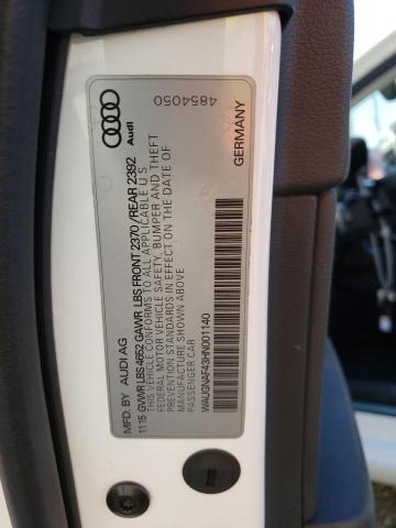 WAUGNAF43HN001140 Audi A4 PREMIUM