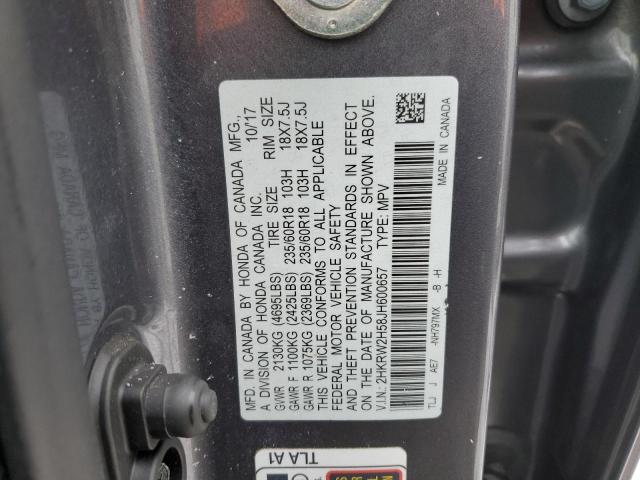 2HKRW2H58JH600657 Honda CR-V EX